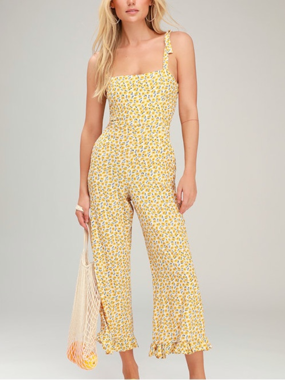 Faithfull The Brand Frankie Jumpsuit in the Marguerite Floral size M